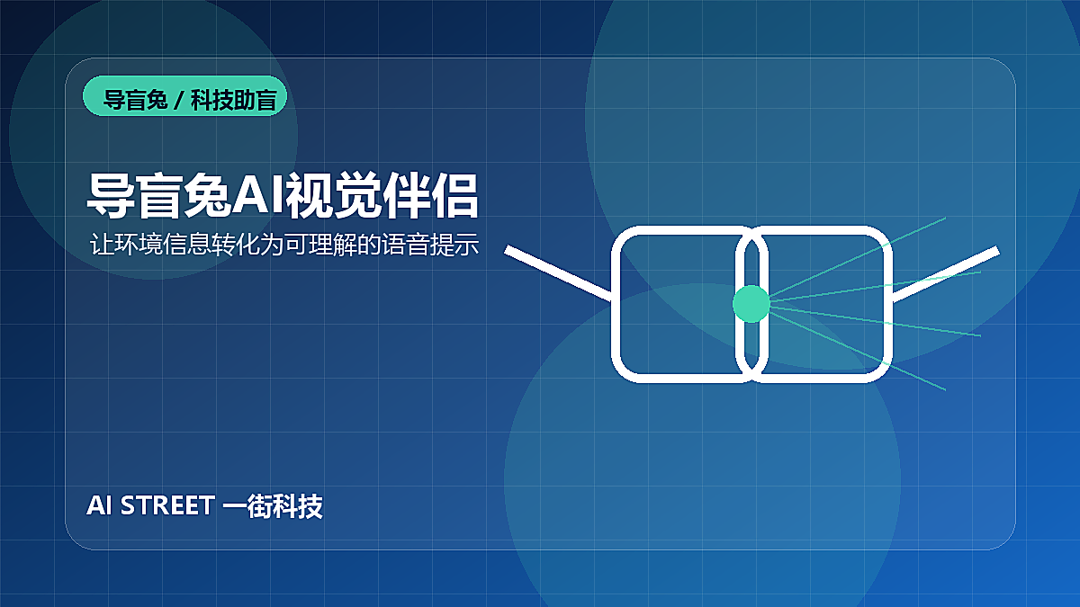 导盲兔AI视觉伴侣：让环境信息转化为可理解的语音提示
